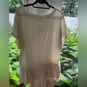 Free people beach shirt dress NWT